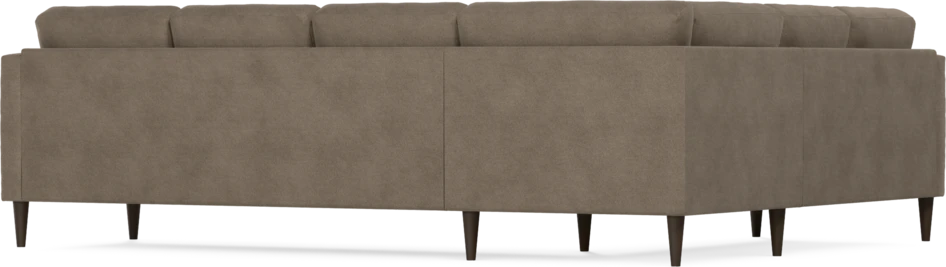 Eden - Hörnsoffa, 2+3-sits - Brun