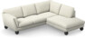 Madison - 2-sits soffa med divan höger - Vit