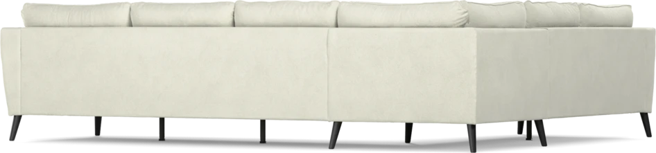 County - Hörnsoffa, 2+3-sits - Vit