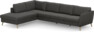 County - 3-sits soffa med divan vänster - Grå