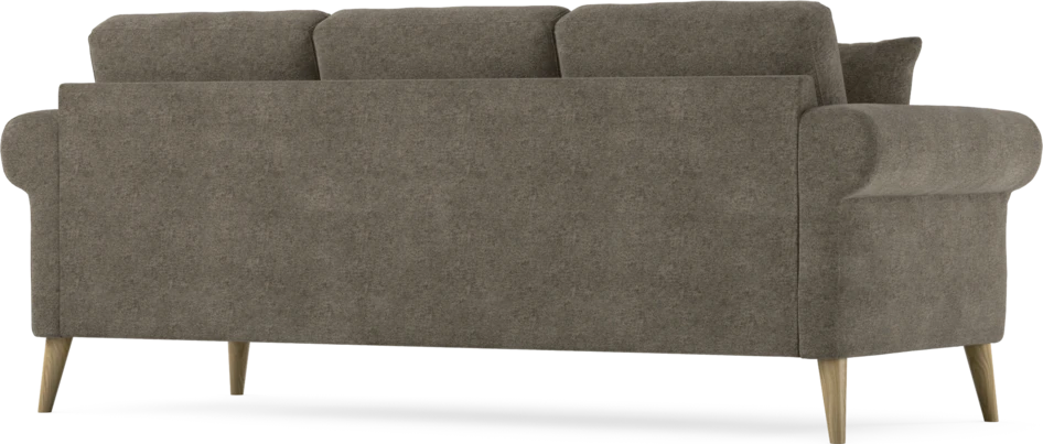 Eden - 3-sits soffa - Brun