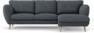 Madison Lux - 2-sits soffa med schäslong höger - Vit