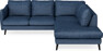 Madison - 2-sits soffa med divan höger - Blå