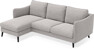 Madison Lux - 2-sits soffa med schäslong vänster - Beige