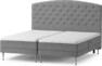 Särö Comfort - Ställbar säng, dubbelsäng med bäddmadrass, sängben och Välvd sänggavel