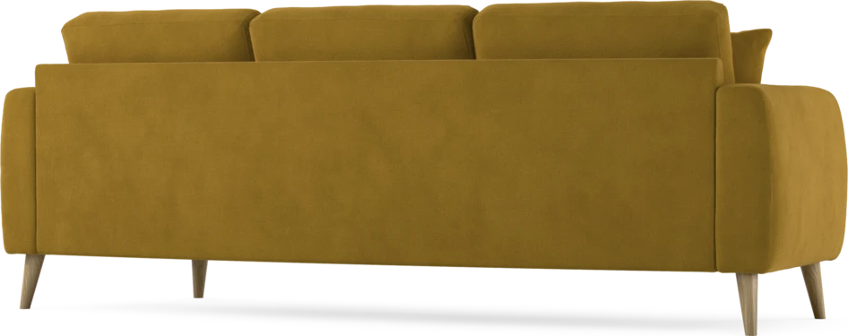 Eden - 3-sits soffa svängd - Gul