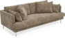 Harper - 3-sits soffa, hel dyna - Brun