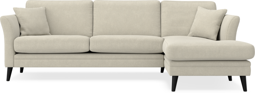 Eden - 2,5-sits soffa med schäslong - Beige
