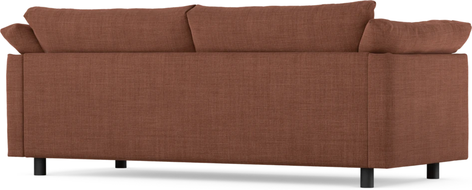 Cherrie - 2,5-sits soffa, fast klädsel - Orange