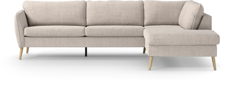 County - 2,5-sits soffa med divan höger - Beige