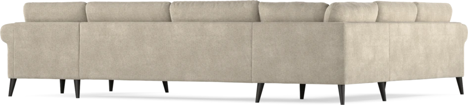 Bridge - Hörnsoffa, 2+3-sits med schäslong höger - Beige
