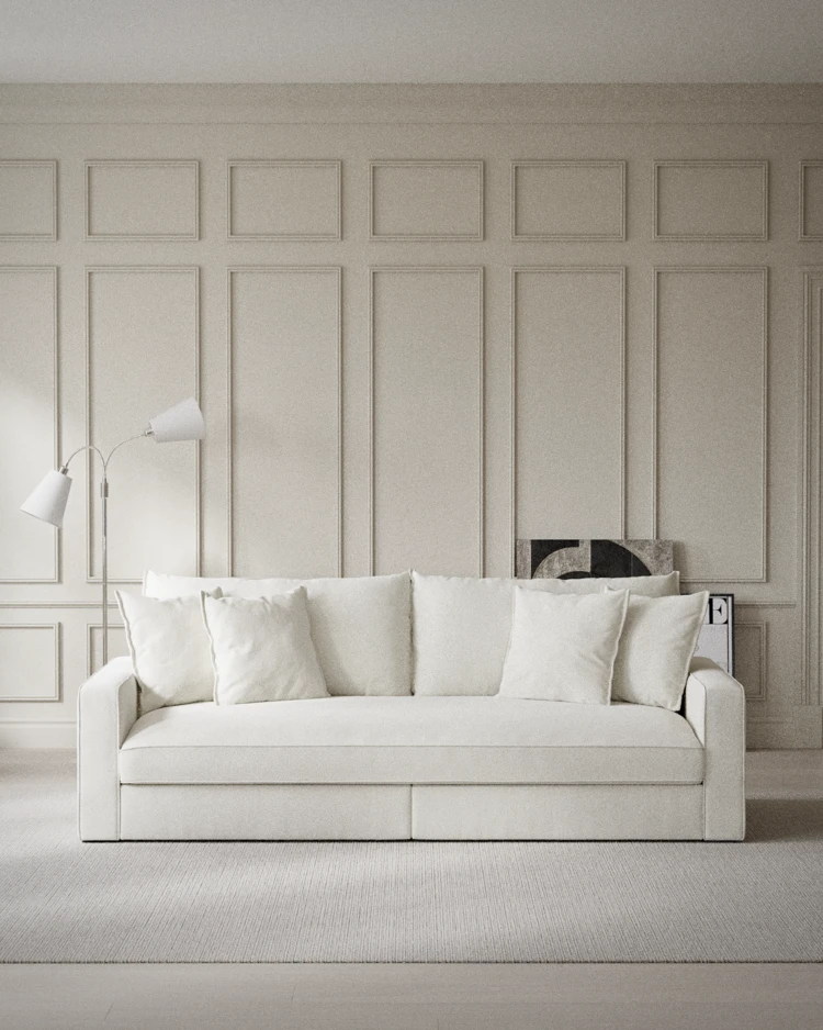 Rossi - 3-sits soffa, hel dyna - inspiration