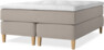 Delux Exclusive - Kontinentalsäng, dubbelsäng med bäddmadrass - Beige
