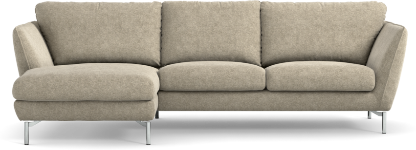 Madison Lux - 2-sits soffa med schäslong vänster - Beige