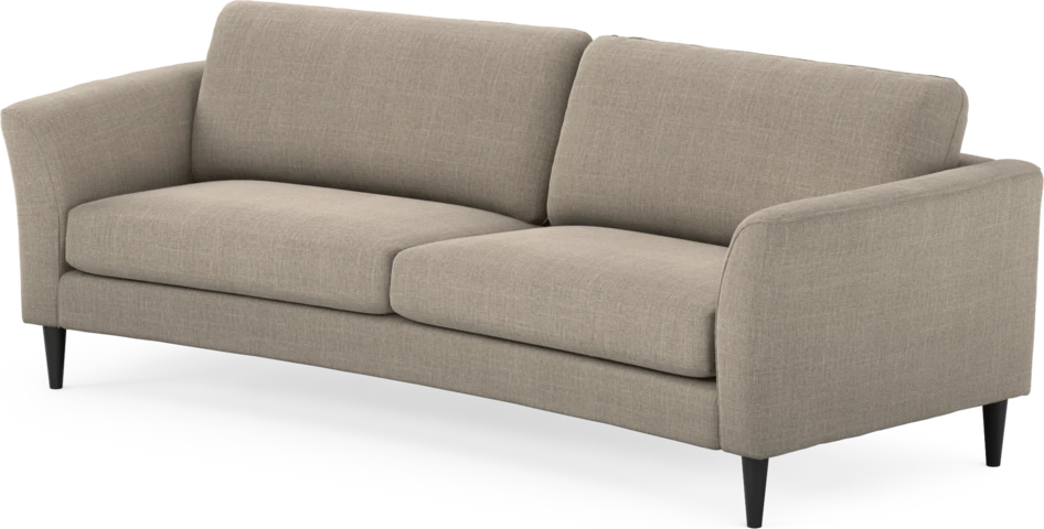 Bridge - 3-sits soffa svängd - Beige