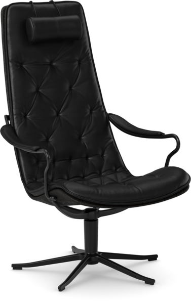 Moore - Fåtölj hög rygg - Svart