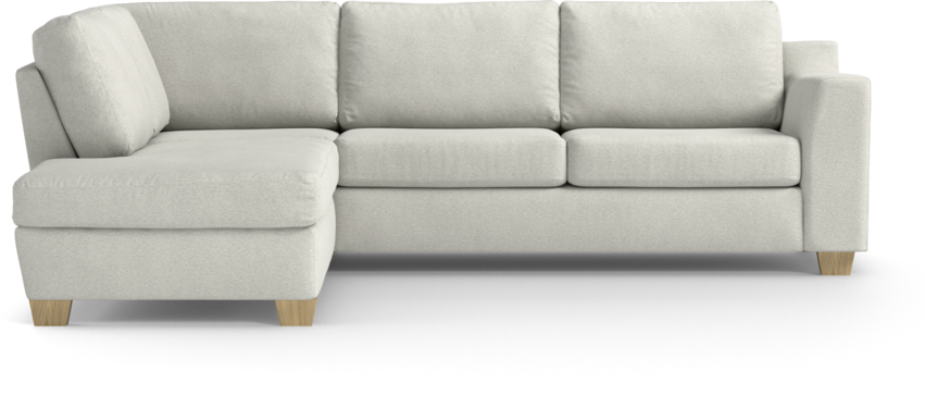 Friday - 2,5-sits soffa med divan vänster - Vit