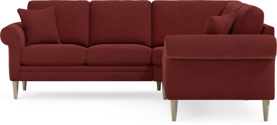 Eden - Hörnsoffa, 2+2-sits - Röd