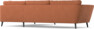 Madison Lux - 3-sits soffa med divan höger - Orange