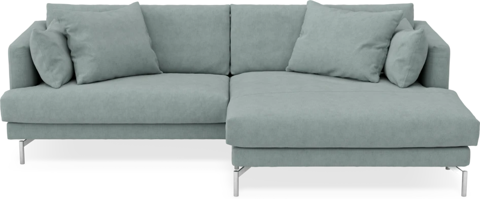 Harper - 4-sits med schäslong XL höger - Grön