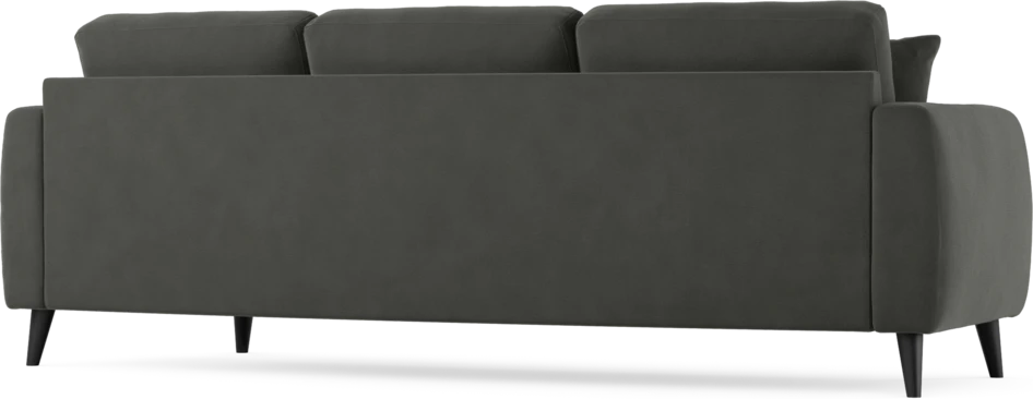 Eden - 3-sits soffa svängd - Grå