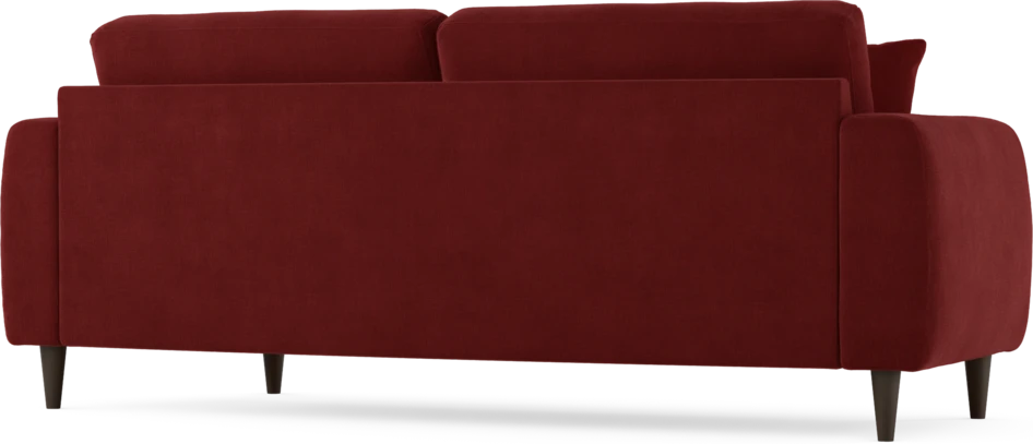 Eden - 2,5-sits soffa svängd - Röd