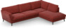 Madison Lux - 3-sits soffa med divan höger - Rosa