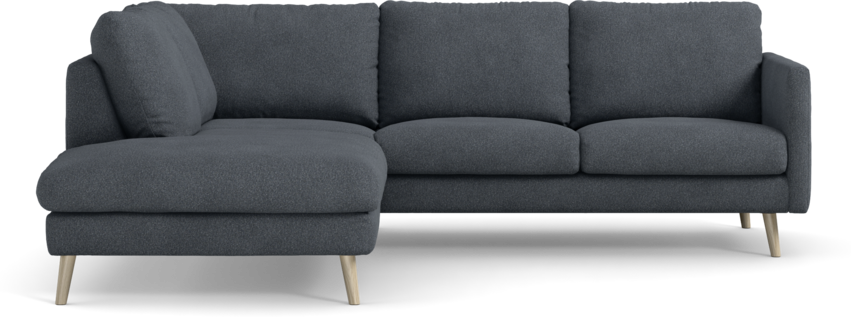 Madison Lux - 2-sits soffa med divan vänster - Vit