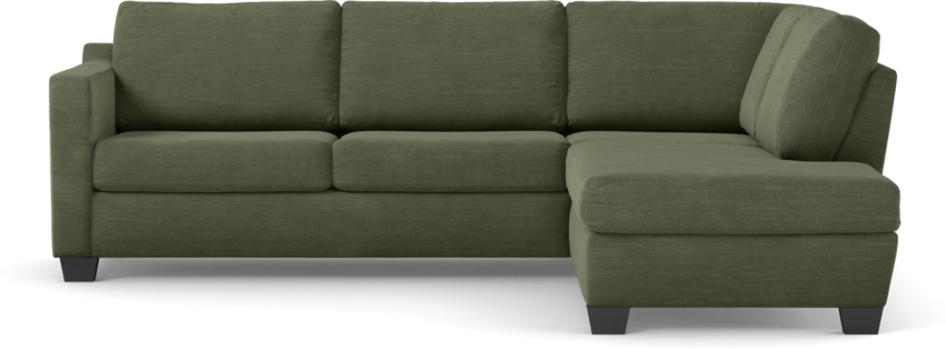 Friday - 2,5-sits soffa med divan höger - Grön