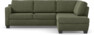 Friday - 2,5-sits soffa med divan höger - Grön