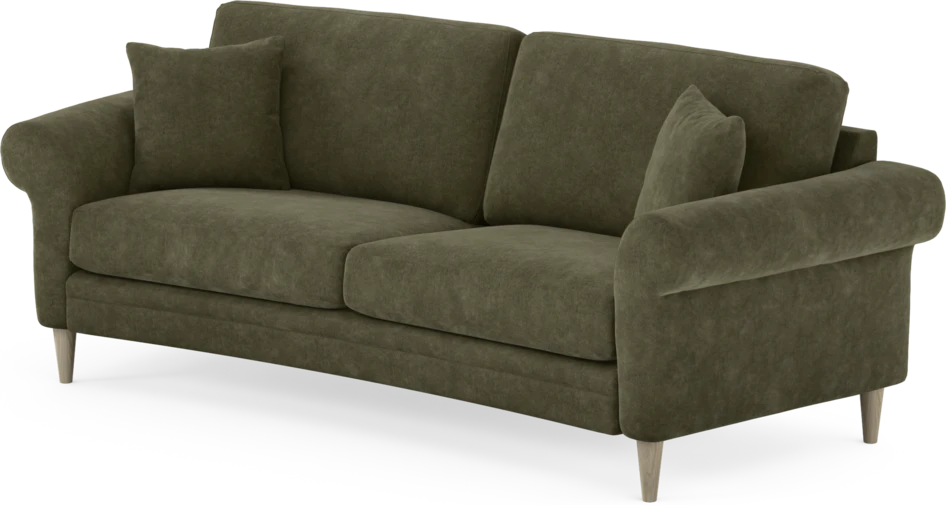 Eden - 2,5-sits soffa svängd - Grön