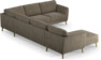 Bridge - Hörnsoffa, 3+2-sits med schäslong vänster - Beige