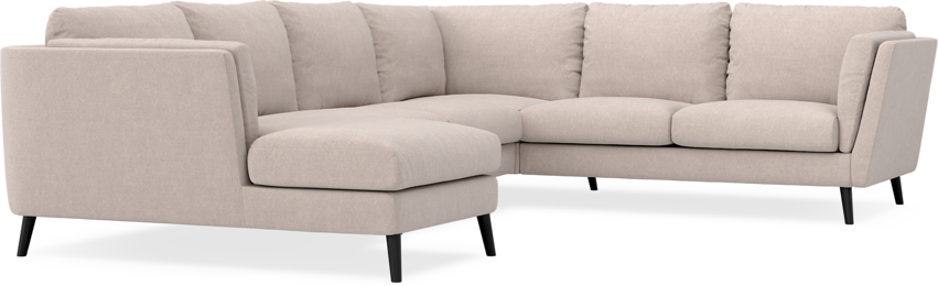 Madison - Hörnsoffa med schäslong vänster - Beige