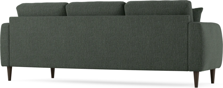 Eden - 3-sits soffa svängd - Grön