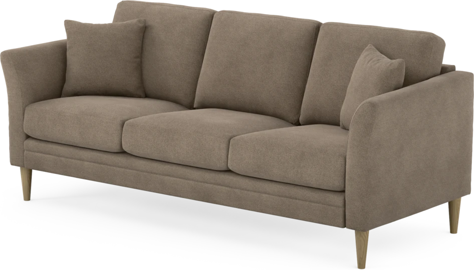 Eden - 3-sits soffa - Brun