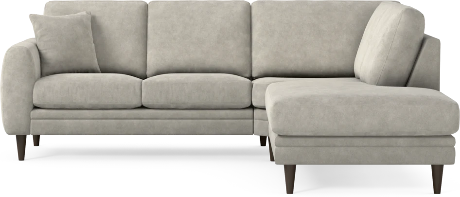 Eden - 2-sits soffa med divan - Grå