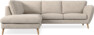 Madison Lux - 2-sits soffa med divan vänster - Vit