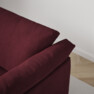 Cherrie - 3-sits soffa, fast klädsel - Röd