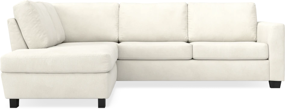 Friday - 2,5-sits soffa med divan vänster - Vit