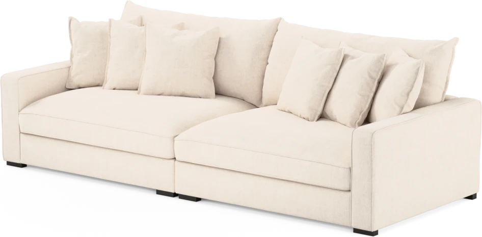 Rossi - 4-sits soffa - Vit