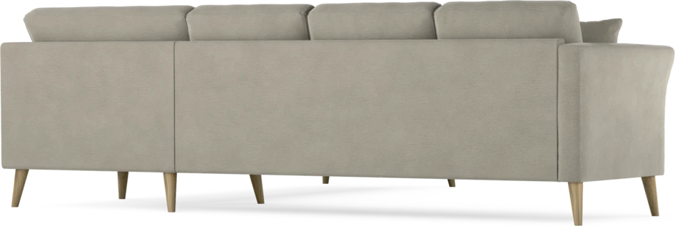 Eden - Hörnsoffa, 3+3-sits - Brun