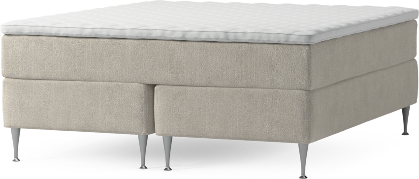 Delux Exclusive - Kontinentalsäng, dubbelsäng med bäddmadrass och sängben