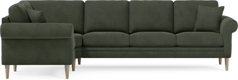Eden - Hörnsoffa, 1+3-sits - Grön