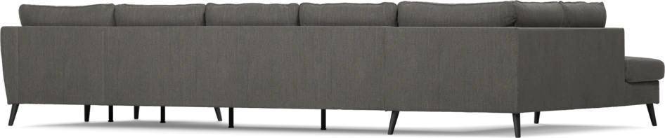 County - 4-sits soffa med divan vänster och schäslong höger - Brun