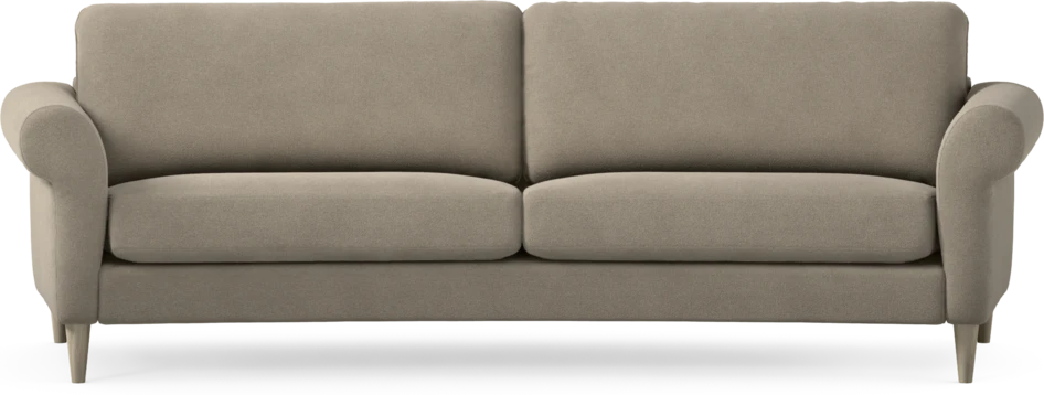 Bridge - 3-sits soffa svängd - Beige