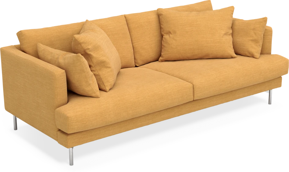 Harper - 3-sits soffa - Gul