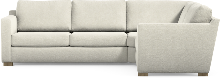 Friday - Hörnsoffa, 2,5+1,5-sits - Vit