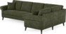 Eden - Hörnsoffa, 3+1-sits - Grön