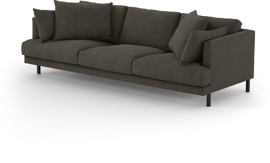 Harper - 4-sits soffa - Brun