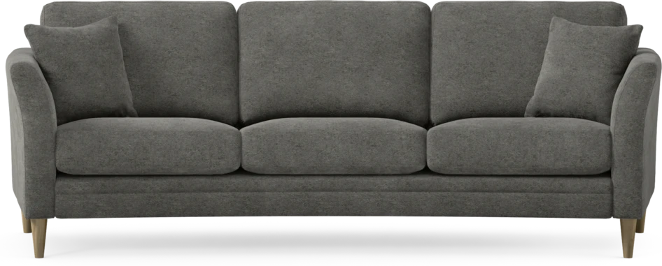 Eden - 3-sits soffa svängd - Grå